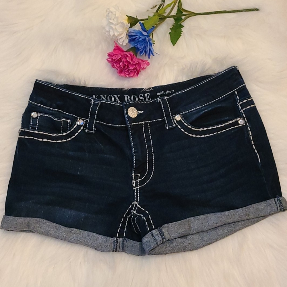 Denim shorts